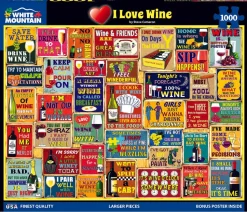I Love Wine (1840pz) - 1000 Piece Jigsaw Puzzle