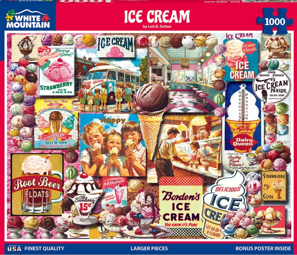 Ice Cream (2026pz) - 1000 Piece Jigsaw Puzzle