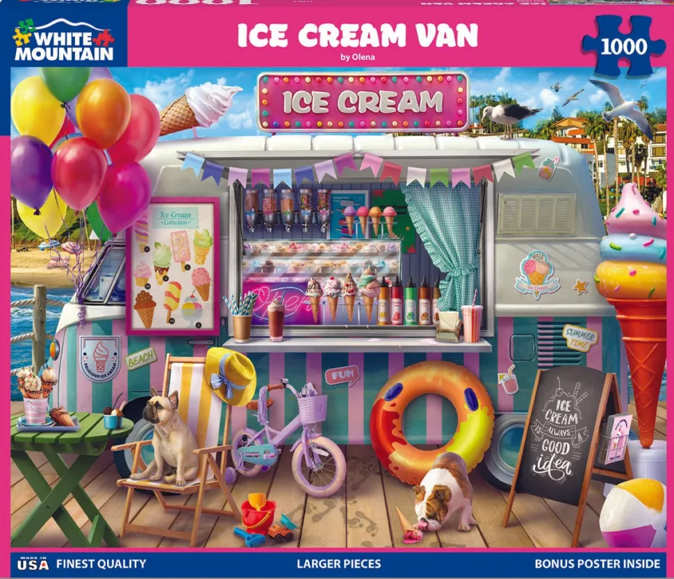 Ice Cream Van (2043pz) - 1000 Piece Jigsaw Puzzle