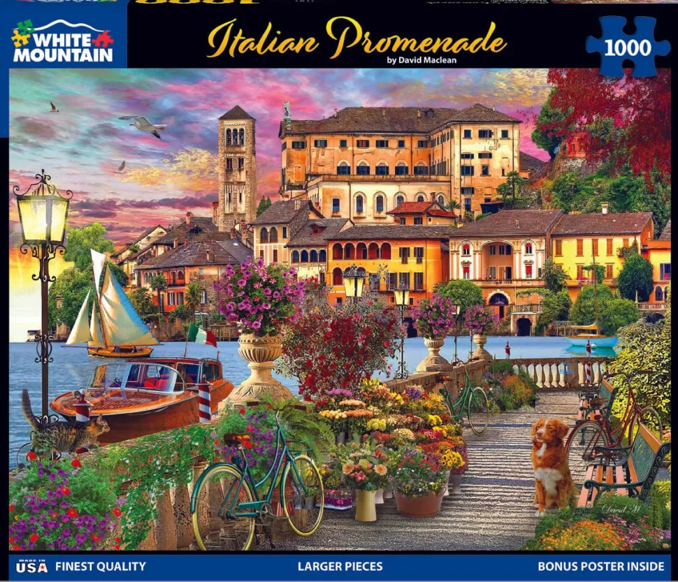 Italian Promenade (1781pz) - 1000 Piece Jigsaw Puzzle