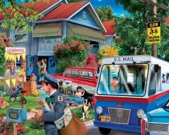 It's the Mailman (1717pz) - 1000 Piece Jigsaw Puzzle