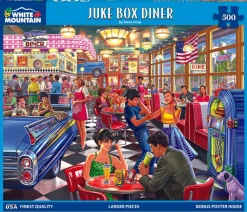 Juke Box Diner (1897pz) - 500 Piece Jigsaw Puzzle