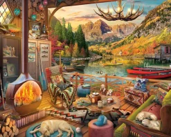 Lake Bungalow (2066pz) - 1000 Piece Jigsaw Puzzle
