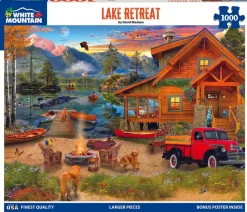 Lake Retreat (1948pz) - 1000 Piece Jigsaw Puzzle