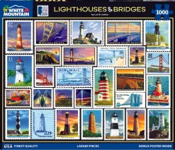Lighthouses & Bridges (1892pz) - 1000 Piece Jigsaw Puzzles