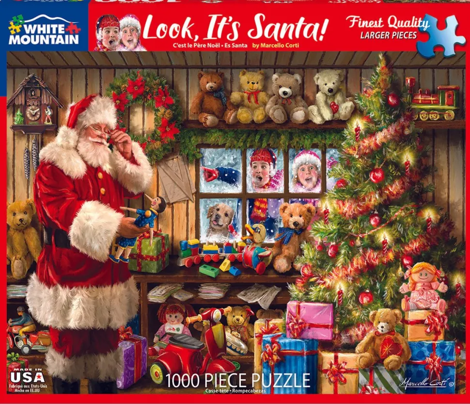 Look, It's Santa (1620pz) - 1000 Piece Jigsaw Puzzle