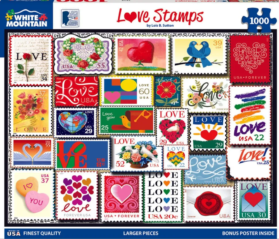 Love Stamps (1510pz) - 1000 Pieces