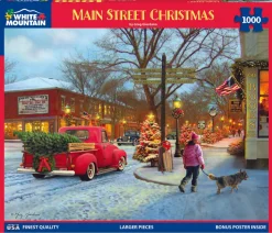 Main Street Christmas (1817pz) - 1000 Piece Jigsaw Puzzle
