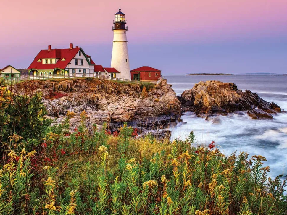 Maine Lighthouse (1207pz) - 1000 Piece Jigsaw Puzzle