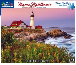 Maine Lighthouse (1207pz) - 1000 Piece Jigsaw Puzzle