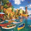 Mediterranean Harbor (1643pz) - 1000 Piece Jigsaw Puzzle