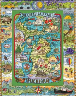 Michigan (1511pz) - 1000 Piece Jigsaw Puzzle