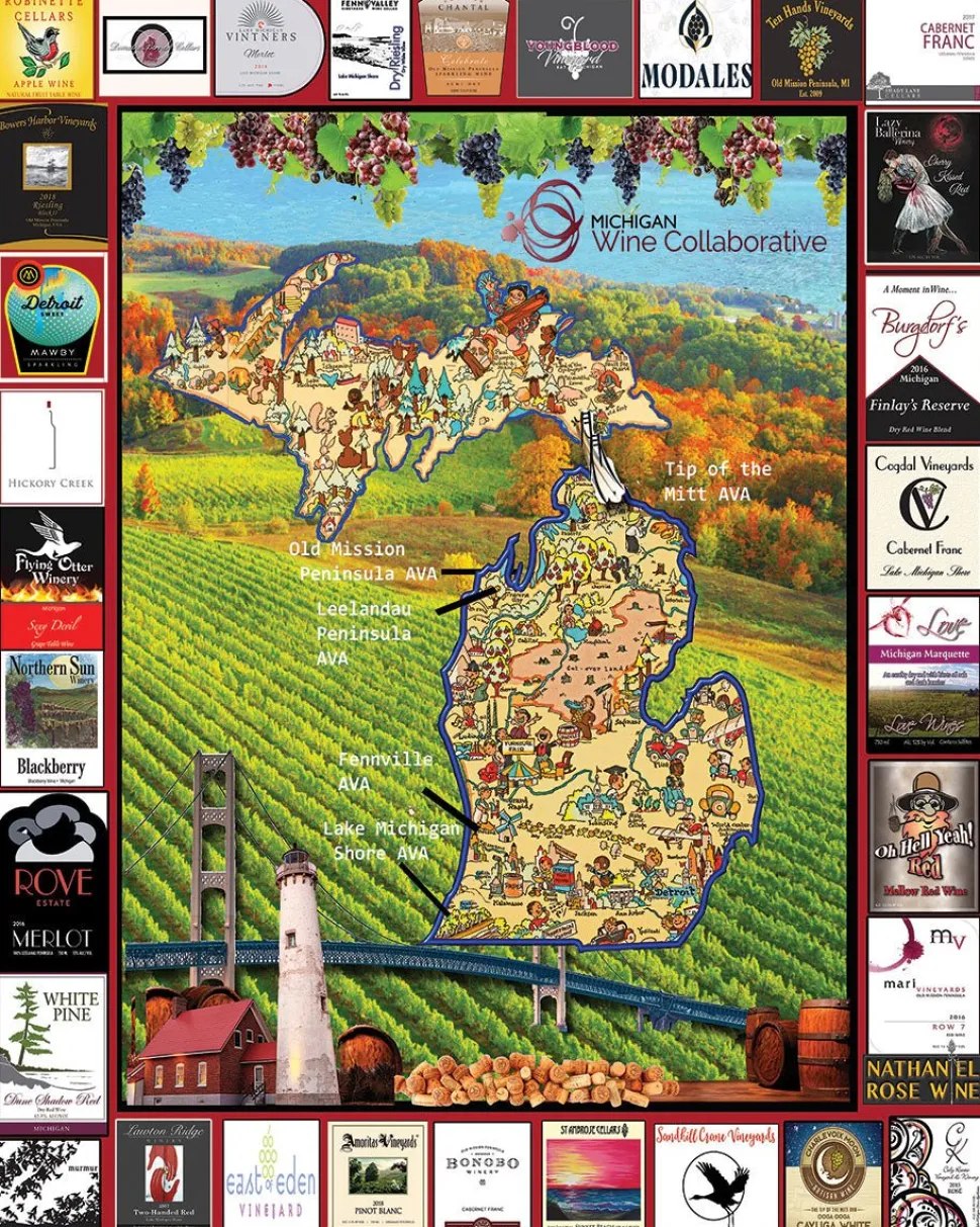 Michigan Wine (1547pz) - 1000 Piece Jigsaw Puzzle