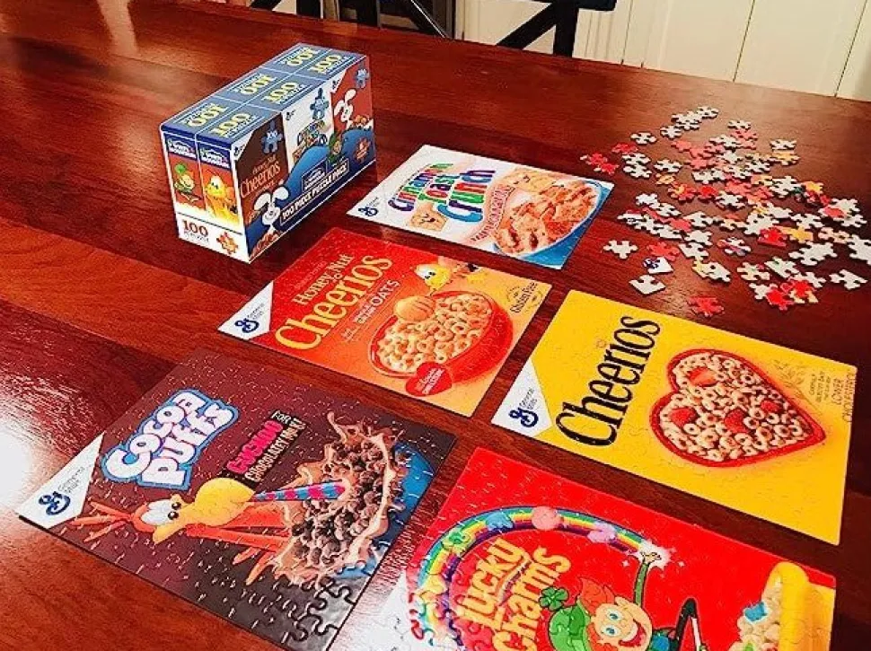 Mini Cereal Boxes (1363PZ) - 100 Piece Jigsaw Puzzle