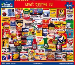 Mom's Shopping List (1865pz) - 1000 Piece Jigsaw Puzzle