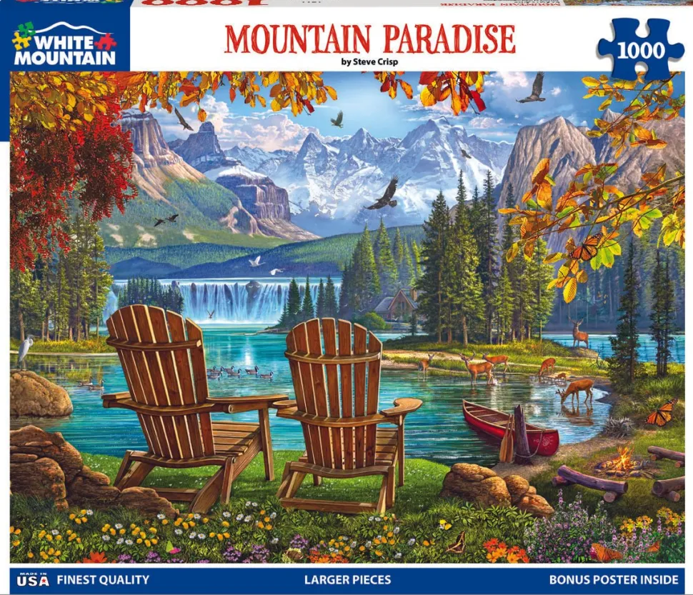 Mountain Paradise (1977pz) - 1000 Piece Jigsaw Puzzle
