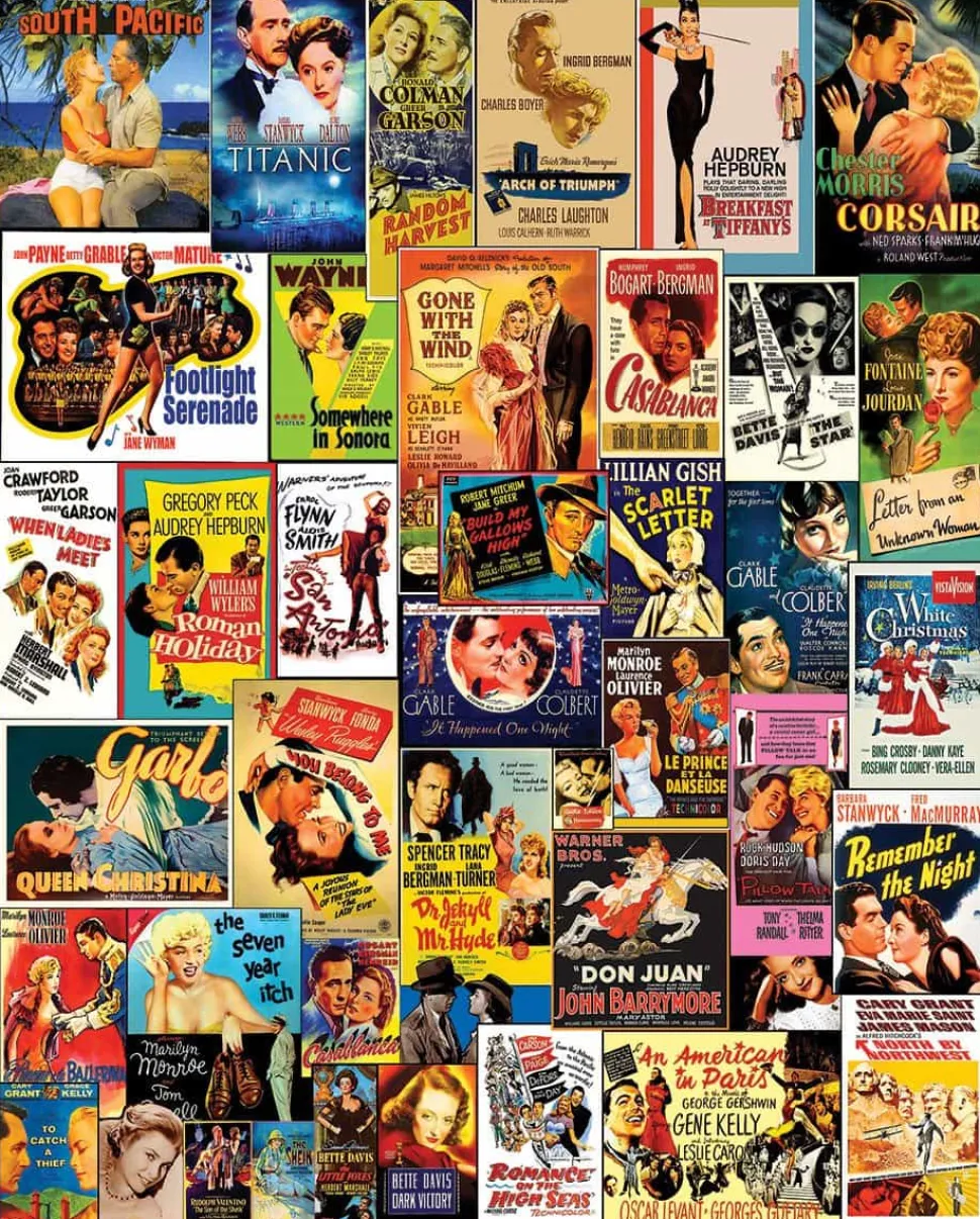 Movie Posters (1052pz) - 1000 Piece Jigsaw Puzzle