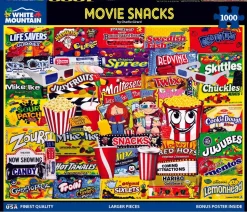 Movie Snacks (1884pz) - 1000 Piece Jigsaw Puzzle