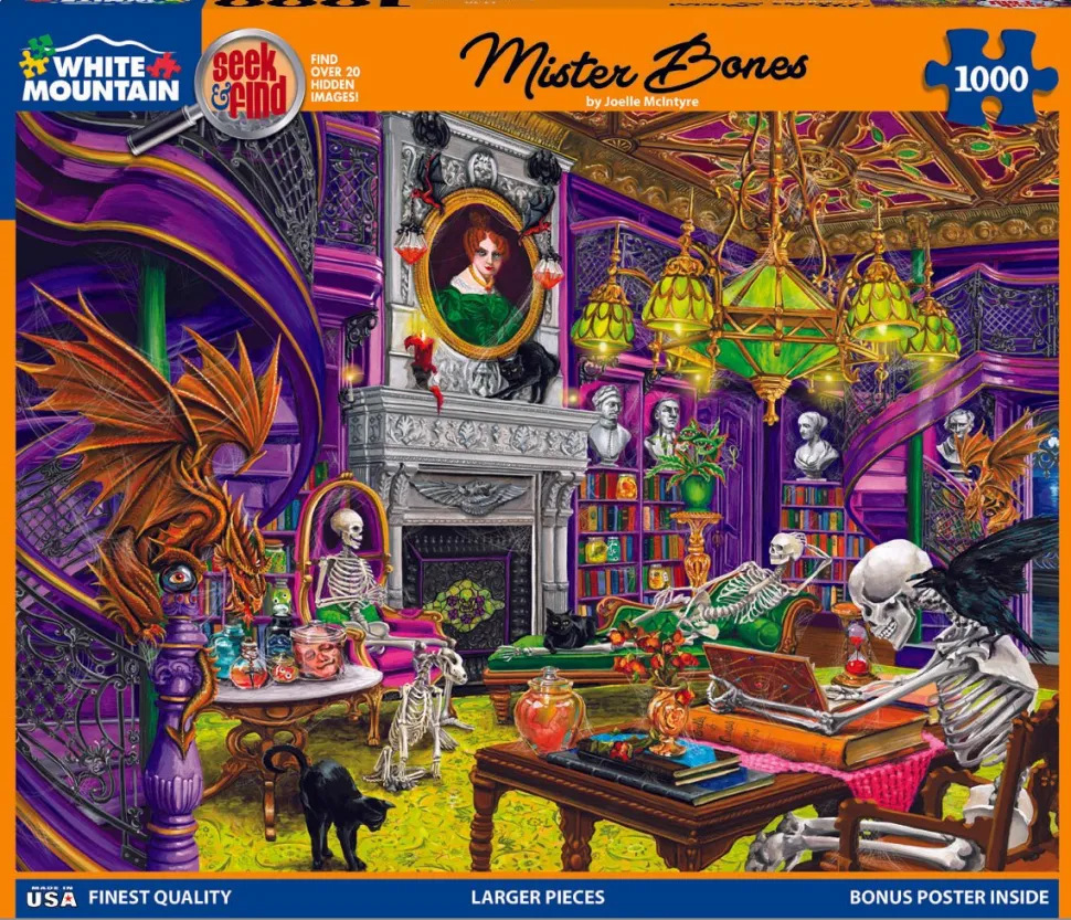 Mr. Bones - Seek & Find (1758pz) - 1000 Piece Jigsaw Puzzle