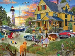 My Yellow Beach House (1795pz) - 500 Piece Jigsaw Puzzle