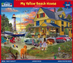 My Yellow Beach House (1795pz) - 500 Piece Jigsaw Puzzle