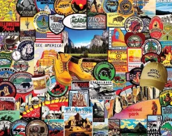 National Park Badges (1057pz) - 1000 Piece Jigsaw Puzzle