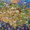National Parks Map (1976pz) - 1000 Piece Jigsaw Puzzle