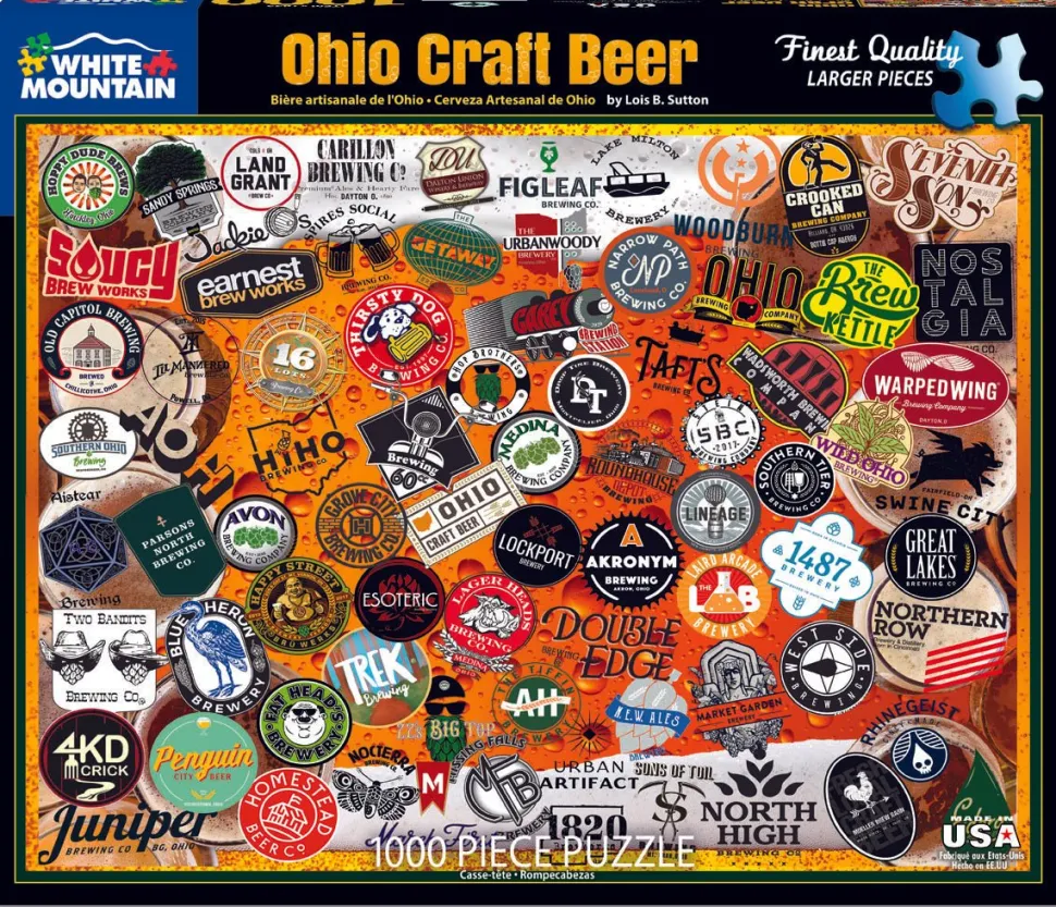 Ohio Craft Beer (1655pz) - 1000 Piece Jigsaw Puzzle