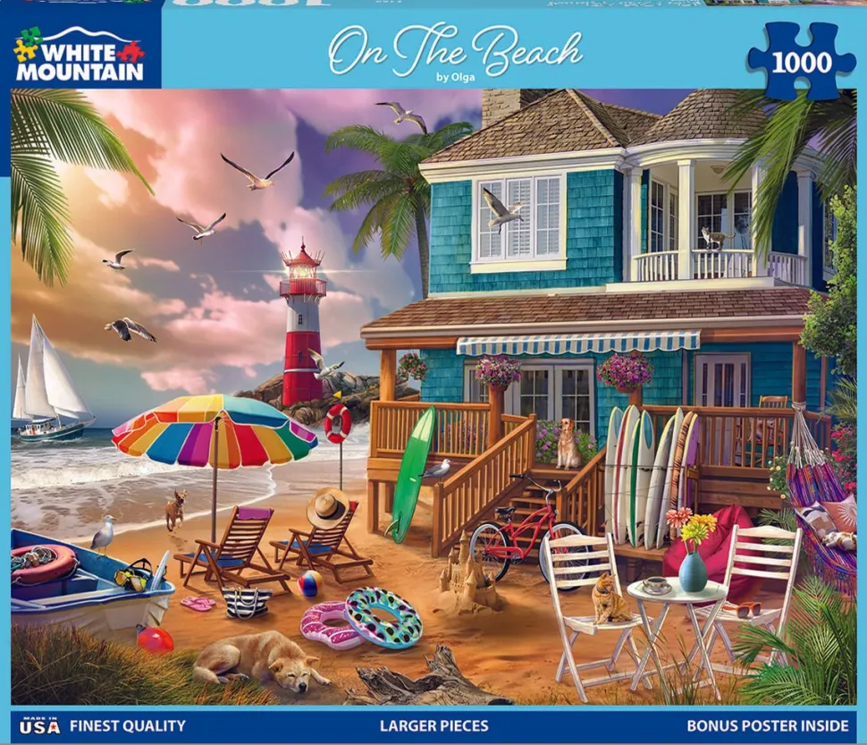 On The Beach (2100pz) - 1000 Piece Jigsaw Puzzle