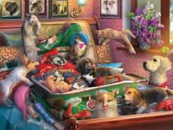 Paws Gone Wild (1851pz) - 500 Piece Jigsaw Puzzle