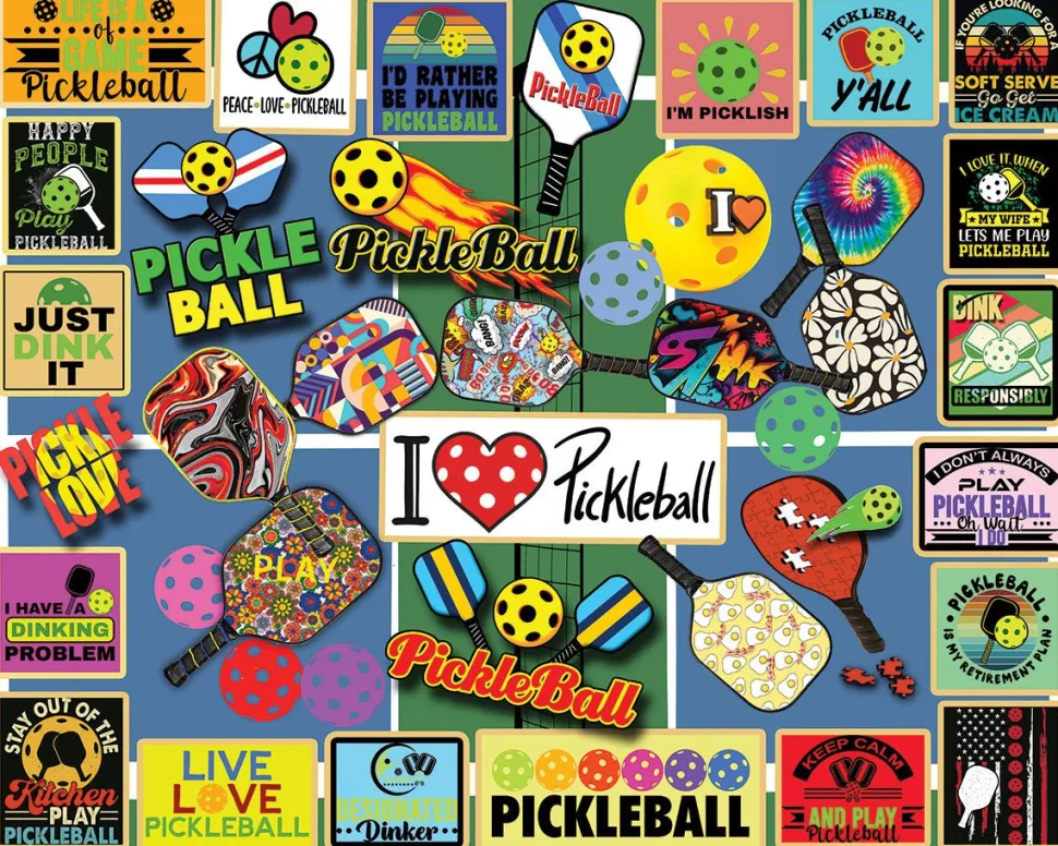 Pickleball (1846pz) - 1000 Piece Jigsaw Puzzle