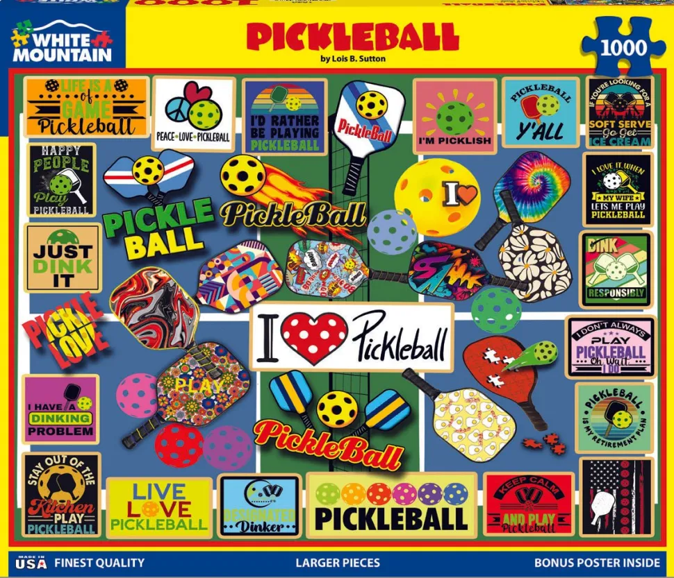 Pickleball (1846pz) - 1000 Piece Jigsaw Puzzle