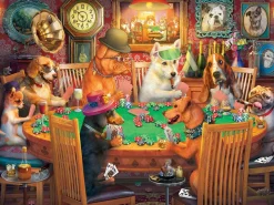 Poker Dogs (1852pz) - 500 Piece Jigsaw Puzzle