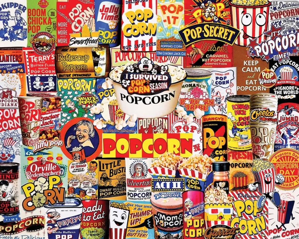 Popcorn (1755pz) - 1000 Piece Jigsaw Puzzle