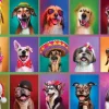 Puppy Portraits (1853pz) - 500 Piece Jigsaw Puzzle