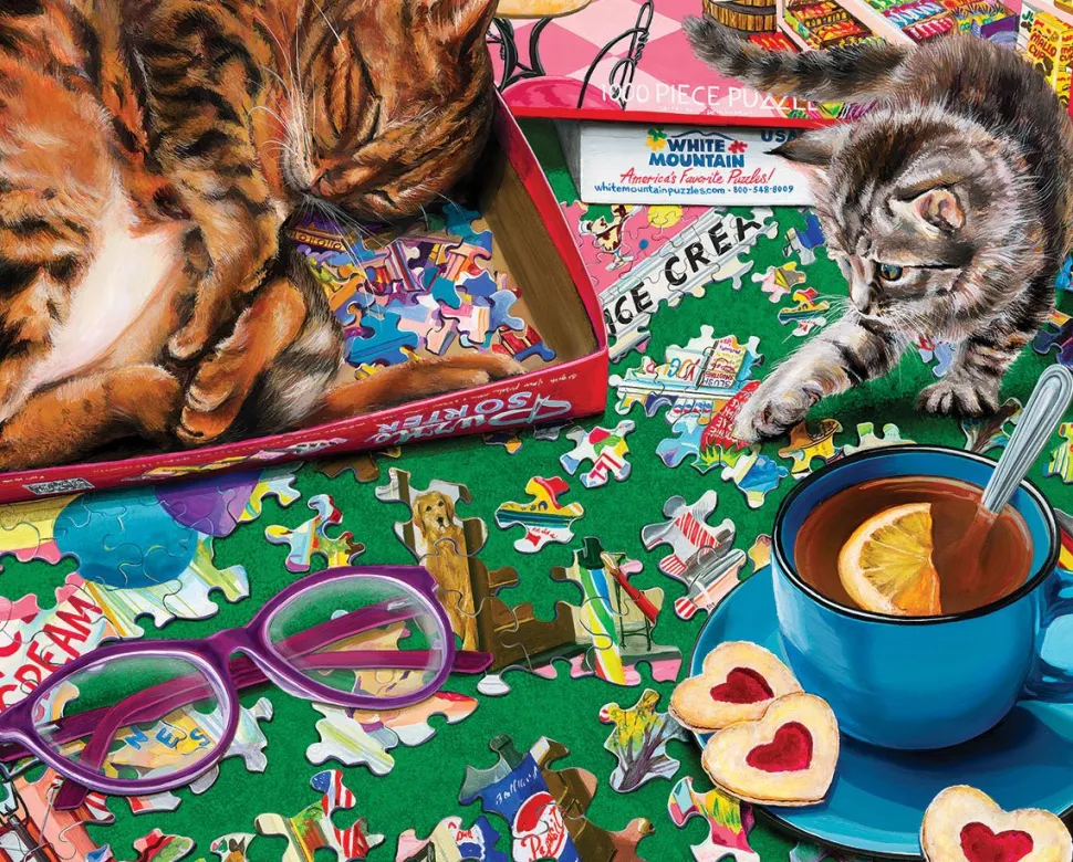 Puzzle Cats (1650pz) - 1000 Piece Jigsaw Puzzle