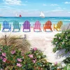 Rainbow Chairs (1838pz) - 500 Piece Jigsaw Puzzle