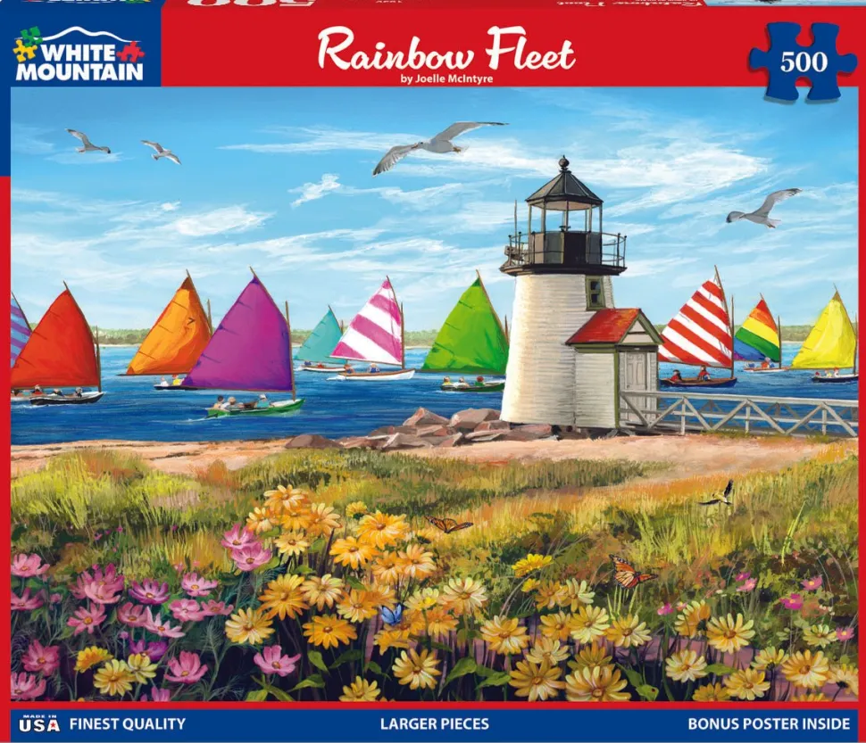 Rainbow Fleet (1839pz) - 500 Piece Jigsaw Puzzle