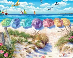 Rainbow Umbrellas (1954pz) - 1000 Piece Jigsaw Puzzle