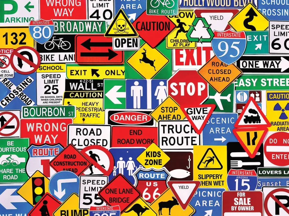 Road Signs (1149pz) - 500 Pieces