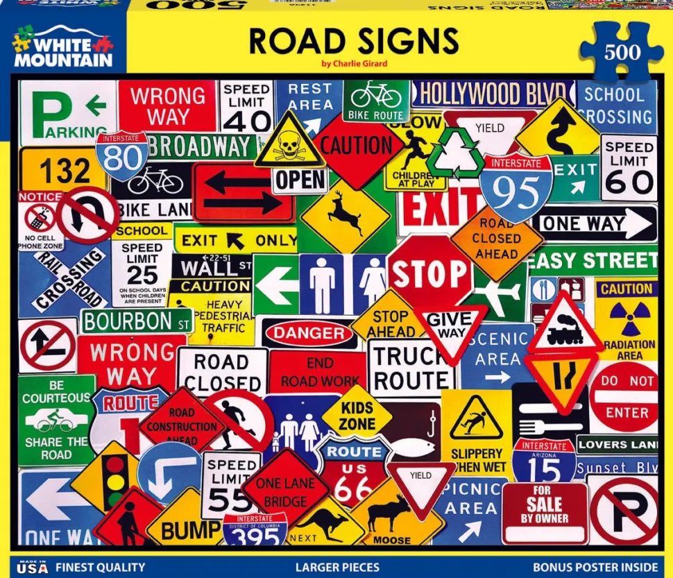 Road Signs (1149pz) - 500 Pieces