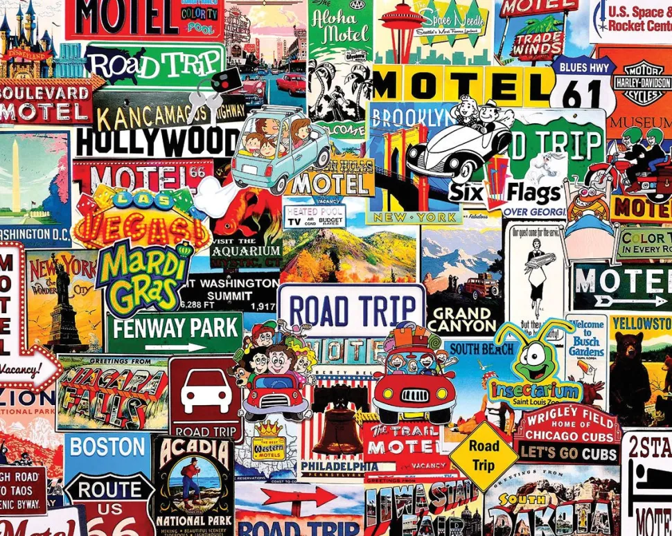 Road Trip (1665pz) - 1000 Piece Jigsaw Puzzle
