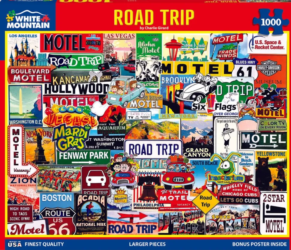 Road Trip (1665pz) - 1000 Piece Jigsaw Puzzle