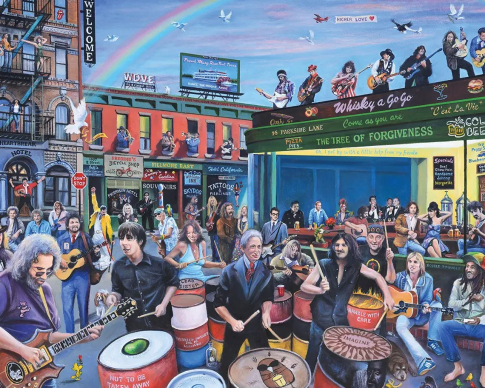 Rock and Roll Heaven (1979pz) - 1000 Piece Jigsaw puzzle