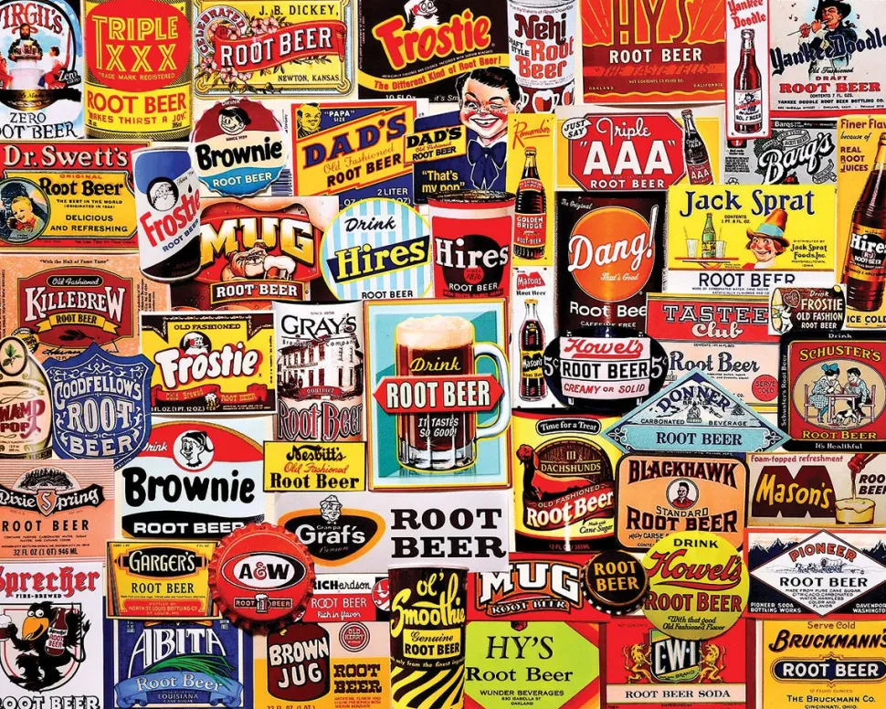 Root Beers (2085pz) - 1000 Piece Jigsaw Puzzle