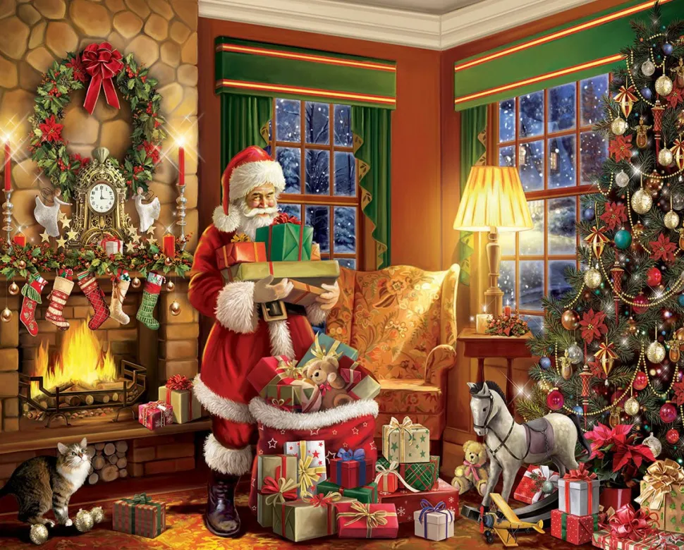 Santa's Big Night (1508pz) - 1000 Piece Jigsaw Puzzle
