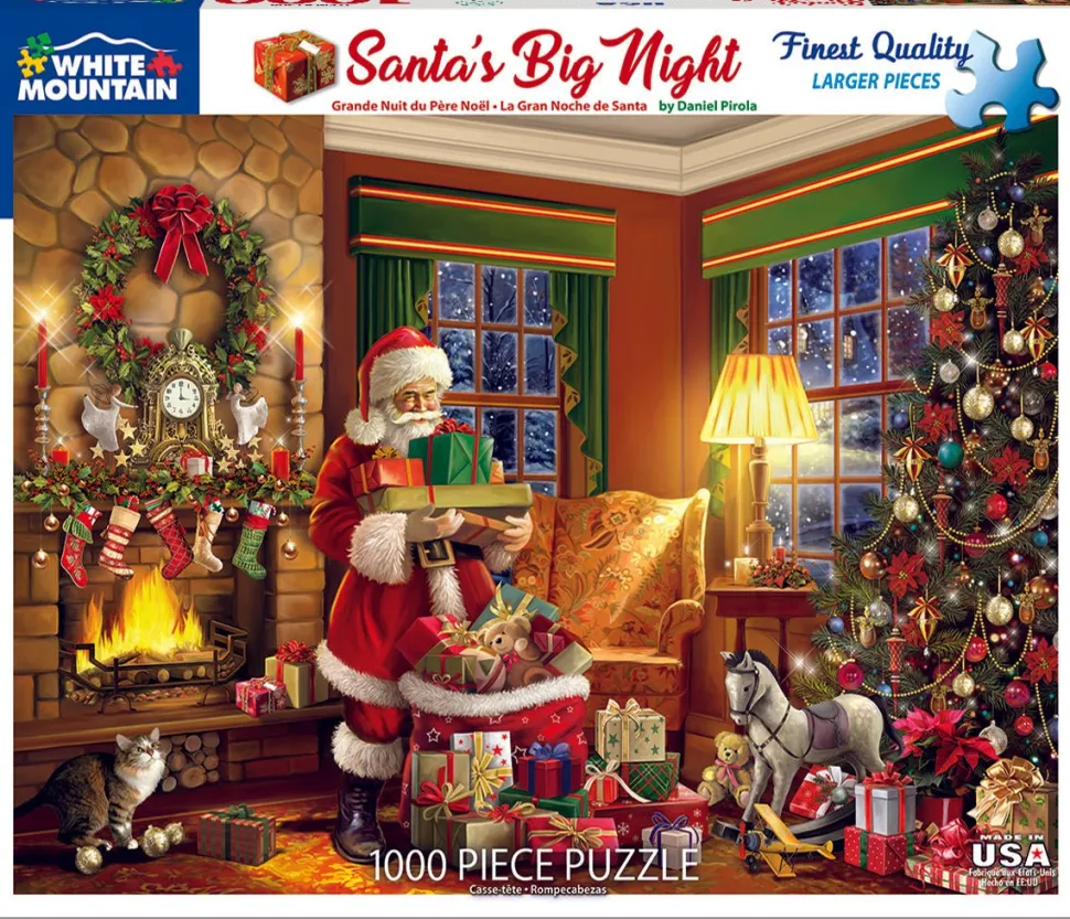 Santa's Big Night (1508pz) - 1000 Piece Jigsaw Puzzle