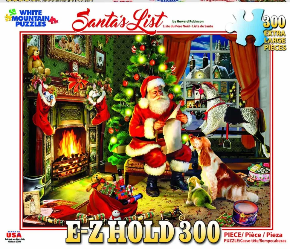 Santa's List (1302pz) - 300 Piece Jigsaw Puzzle