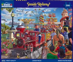 Seaside Railway (1943pz) - 500 Piece Jigsaw Puzzle