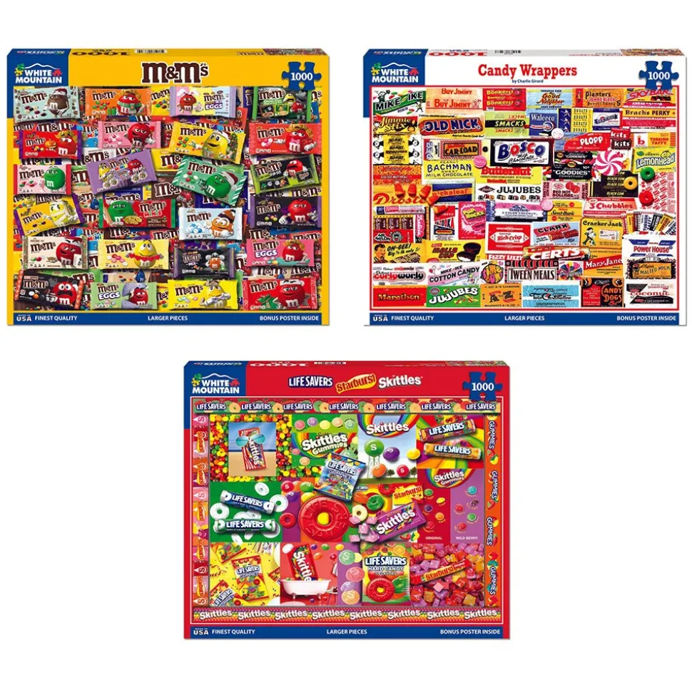 Set of 3: I Love Candy Bundle 1000 piece